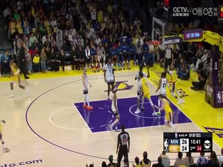 NBA常规赛 森林狼VS湖人 20241023}