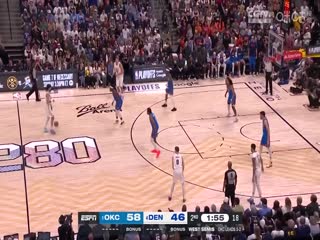 NBA季后赛 雷霆VS掘金 20250516封面图